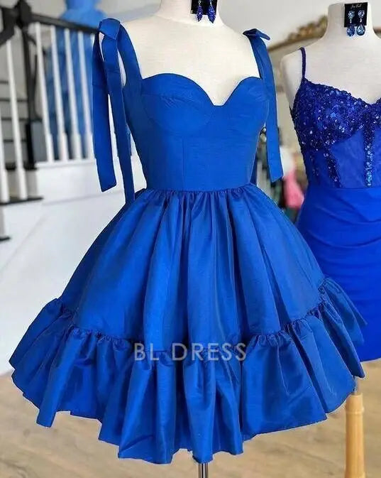 A Line Sweetheart Royal Blue formal dresses Bridesmaid Dresses evening gown Prom Dress