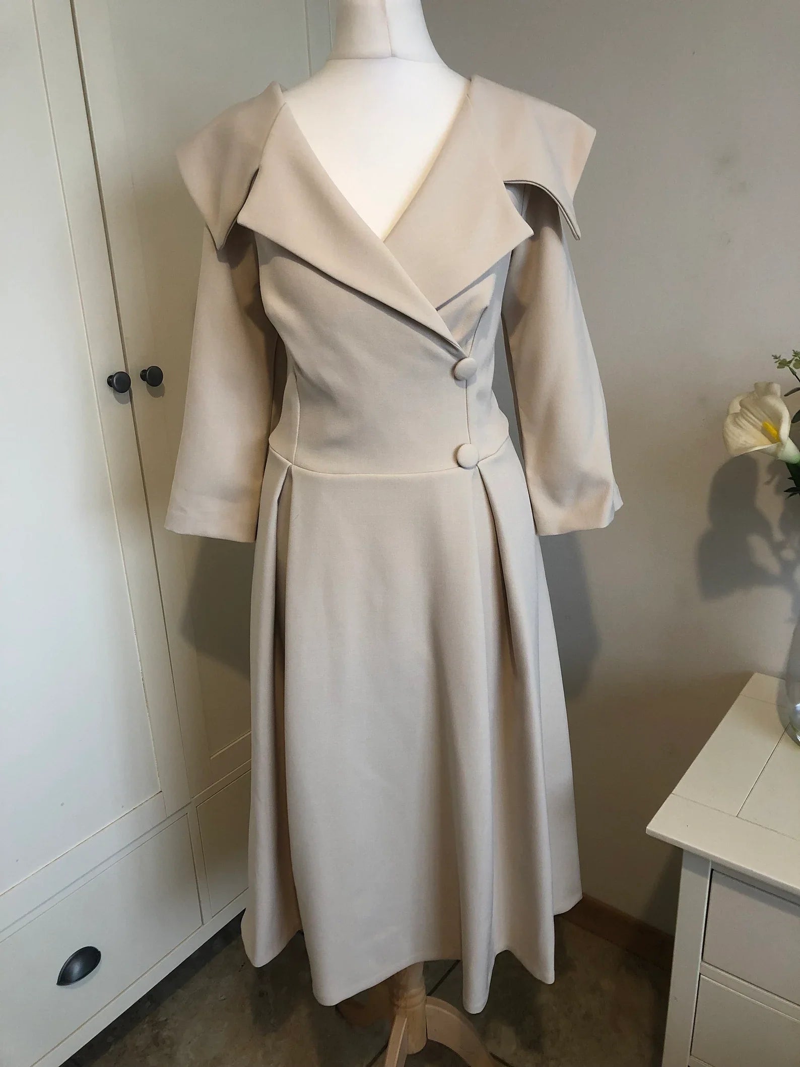 A-line Elegant Tea Length Bridesmaid Dress Formal Dresses for Wedding Guest Cocktail Dress Mother of the Bride Dresses