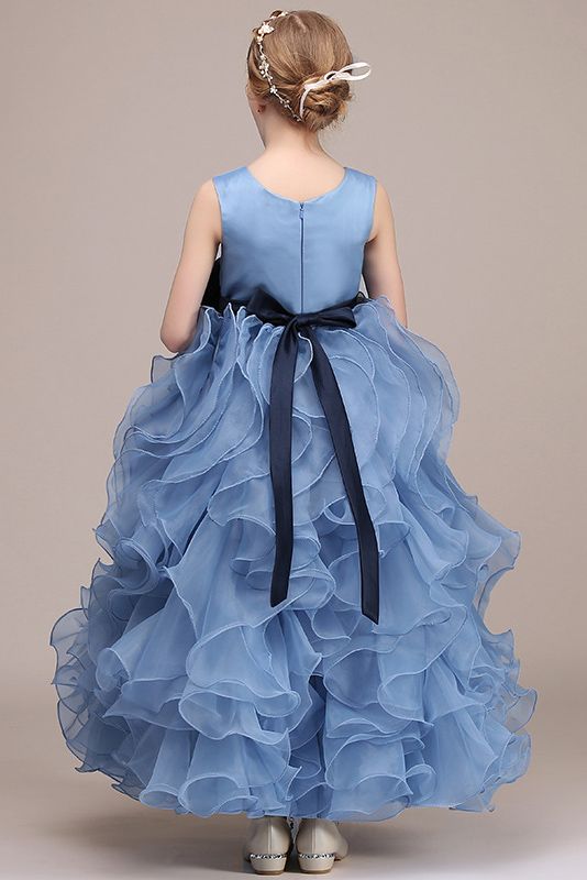 Beautiful Jewel Knee Length Flower Girl Dress