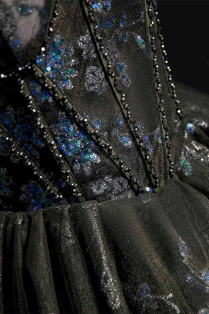 A-line Black and Blue Seqins Short Party Dress Homecoming Dresses, AST1168