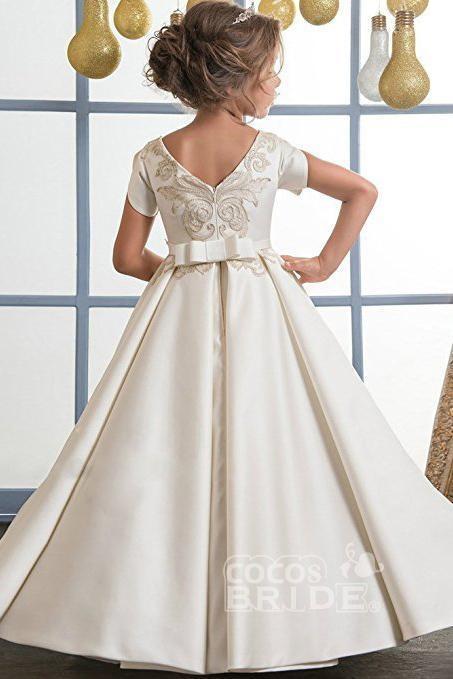 Scoop Neck Flower Dress