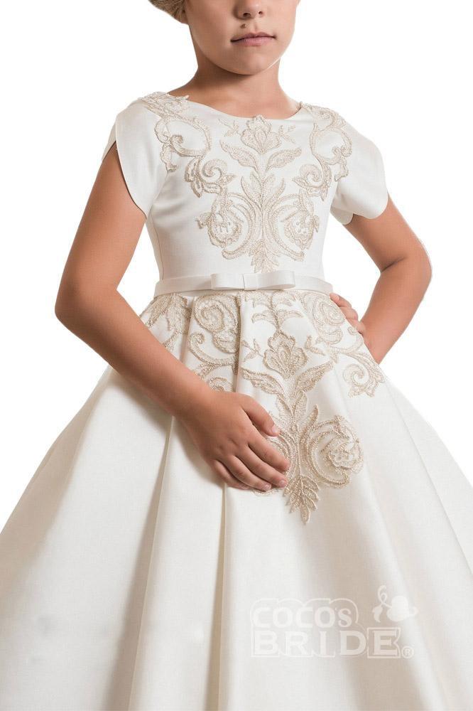 Scoop Neck Flower Dress