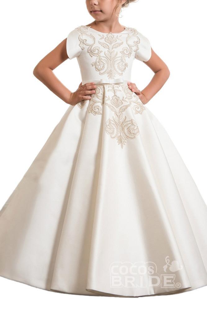 Scoop Neck Flower Dress